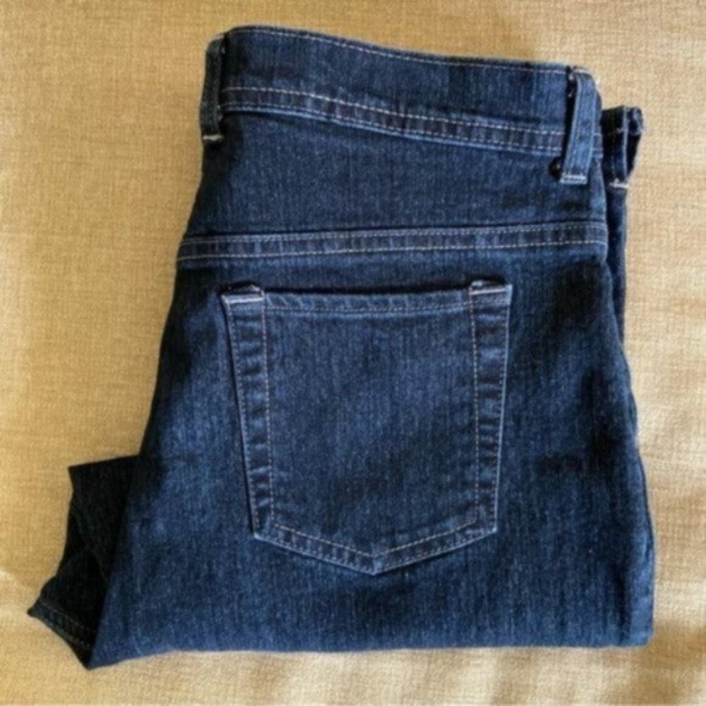 Gloria Vanderbilt Dark Blue Denim Capris